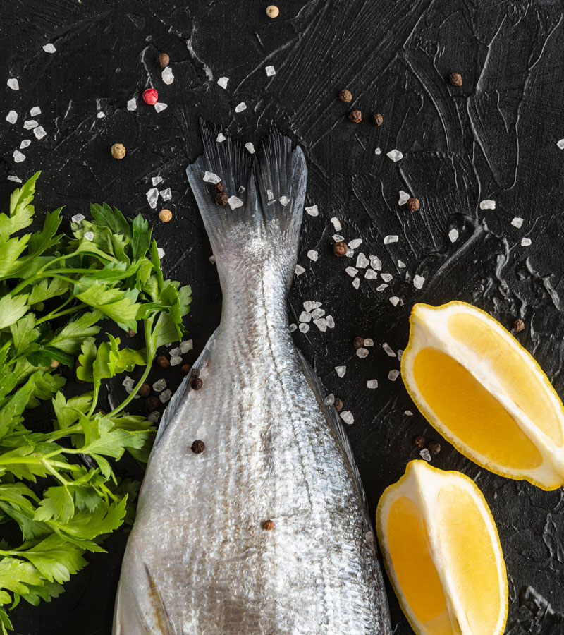 Smoked Trout and Fennel Salad with lemons