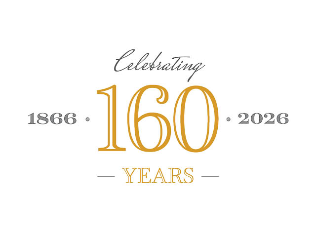 Celebrating160 years graphic design