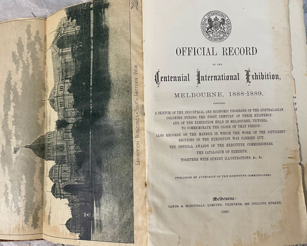 Melbourne Great Centennial Exhibition Official Record