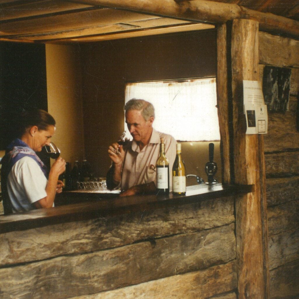 Viv and Chris in the Cellar Door